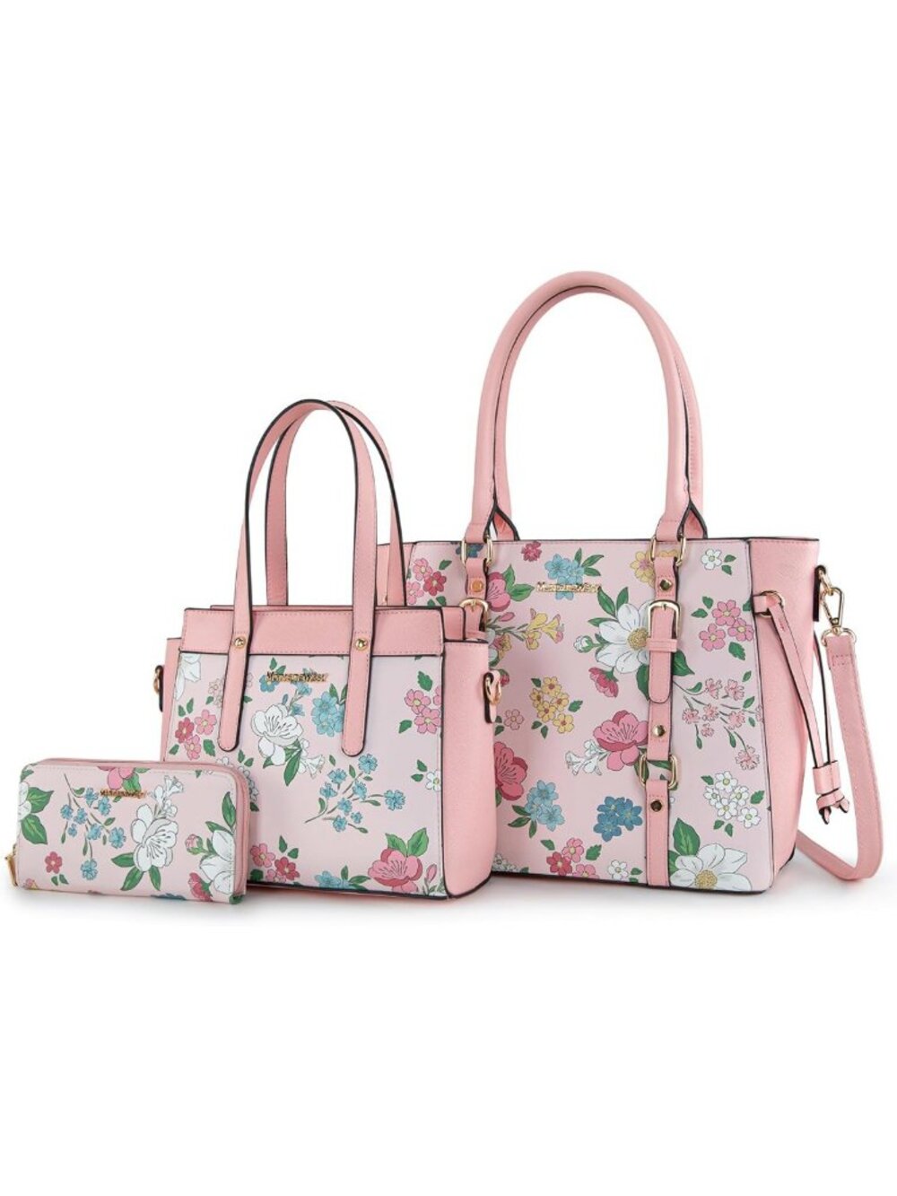 Stylish 3PCS Tote Bag, Wallet & Shoulder Satchel Set for Women - Chic Handbags